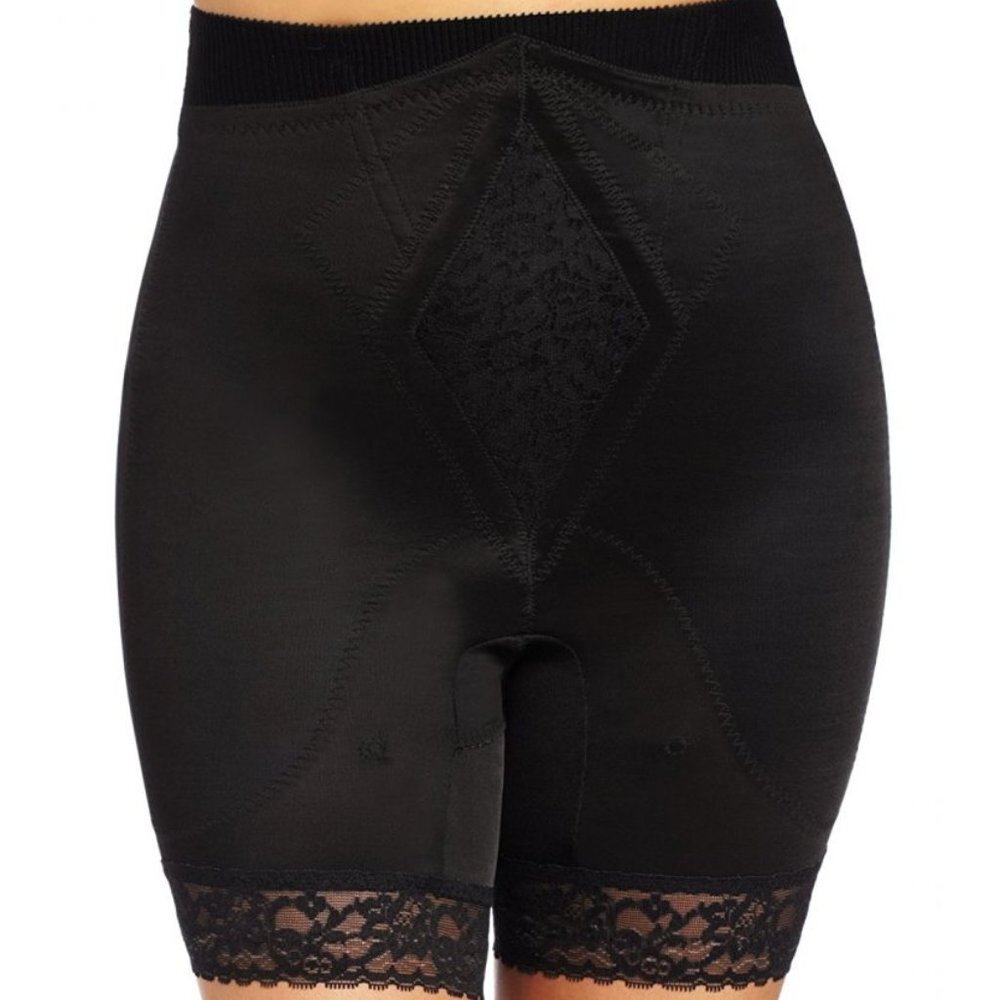 New Rago 6795 Tummy and Leg Shaper Medium Shapewear Size 2X in Black